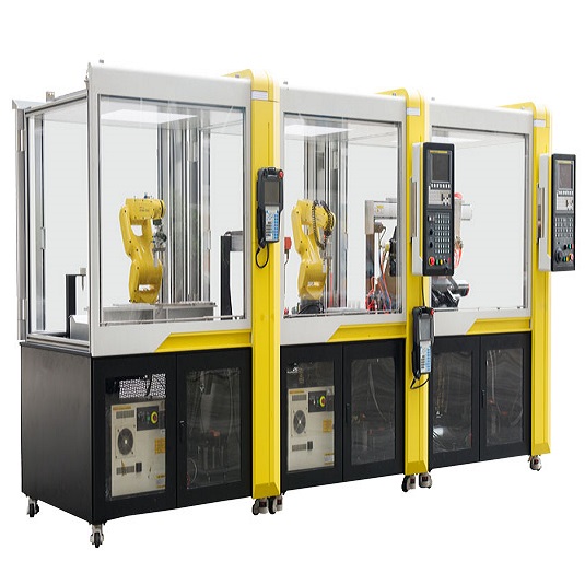 高端數(shù)控機(jī)床與機(jī)器人應(yīng)用實(shí)訓(xùn)系統(tǒng)